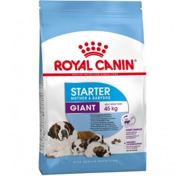Royal Canin Giant Starter для щенков до 2 месяцев, беременных и лактирующих собак гигантских пород 4кг