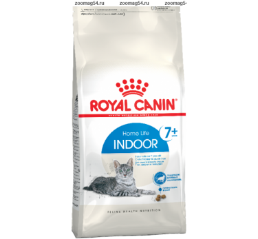 Royal Canin Indoor 7+ для пожилых домашних кошек (7-12 лет) 0,4кг