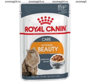 Royal Canin Intense Beauty в желе для кошек, пауч 85гр