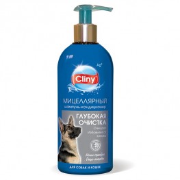 Cliny Шамп-конд. д/собак и кошек глубокая очистка  300мл