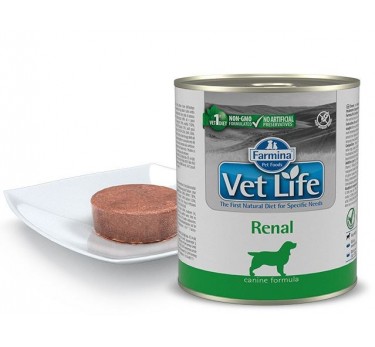 Фармина  Vet Life Dog Renal 300гр Паштет диета д/соб. с почечными заболеваниями