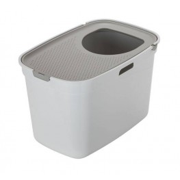 Moderna био-туалет Top Cat 59x39x38h см,  вертикальный вход, бело-серый