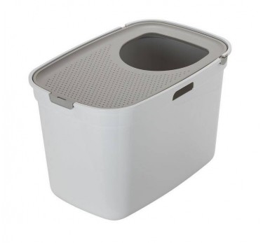 Moderna био-туалет Top Cat 59x39x38h см,  вертикальный вход, бело-серый