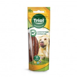 TRIOL лак-во д/собак аппетит.колбаски из говядины40г