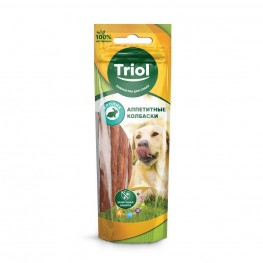 TRIOL лак-во д/собак аппетит.колбаски из кролика 40г
