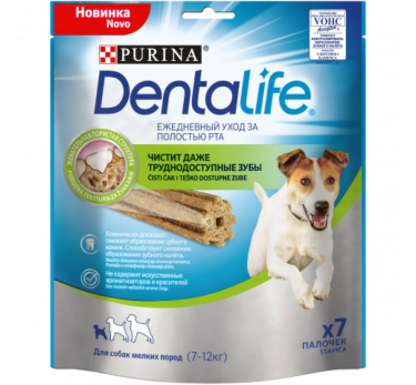 ПРО ПЛАН Лакомство для собак Purina DentaLife для собак мелких пород, 115 г