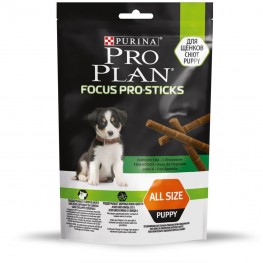 ПРО ПЛАН Лакомство для собак палочки PRO PLAN® Focus PRO Sticks для поддержания развития мозга у щенков, с ягненком, 126 г