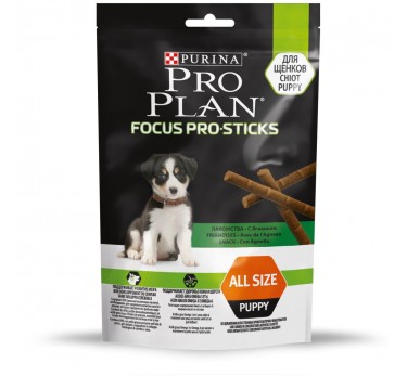 ПРО ПЛАН Лакомство для собак палочки PRO PLAN® Focus PRO Sticks для поддержания развития мозга у щенков, с ягненком, 126 г