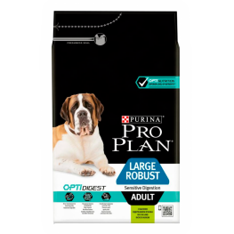 ПРО ПЛАН Сухой корм Purina Pro Plan для собак крупных пород с мощным телосложением с чувствительным пищеварением, ягнёнок, 3 кг