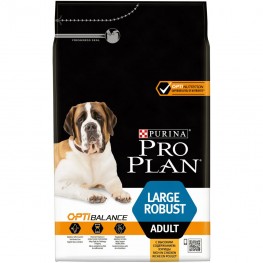 ПРО ПЛАН Сухой корм Purina Pro Plan для взрослых собак крупных пород с мощным телосложением, курица с рисом, пакет, 3 кг