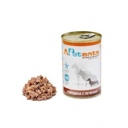 APetEats МА для собак говядина с печенью 100г