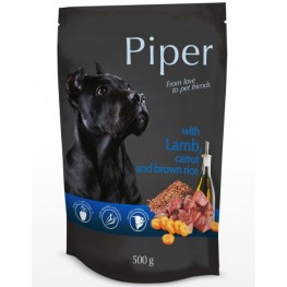 PIPER для взрослых собак /С ягнёнком морковью и коричневым рисом 0,15 кг пауч