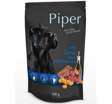 PIPER для взрослых собак /С ягнёнком морковью и коричневым рисом 0,15 кг пауч