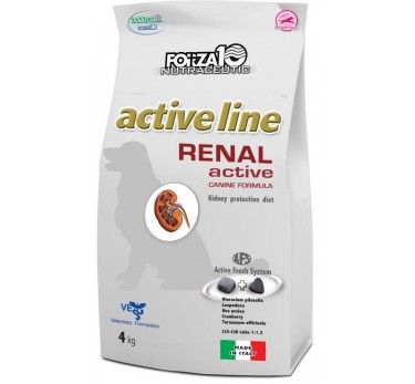 Forza10 Renal Active cane Корм для взрослых собак всех пород при почечной недостаточности 4 кг