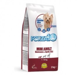 Forza10 Mini Adult Maint agn/riso Корм для взрослых собак мелких пород из ягненка с рисом 2кг