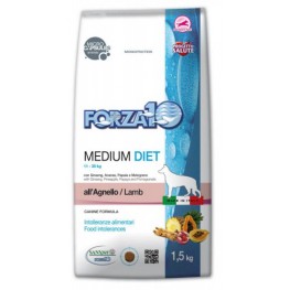 Forza10 Med. Diet Agnello Диетический корм для взрослых собак средних пород из ягненка 12кг