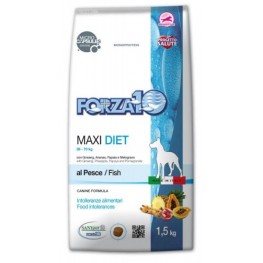 Forza10 Max Diet pesce Диетический корм для взрослых собак крупных пород из океанической рыбы 12 кг