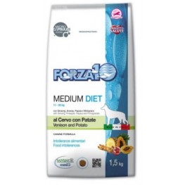 Forza10 Med. Diet cer/pat  Диетический корм для взрослых собак средних пород из оленины 1,5кг