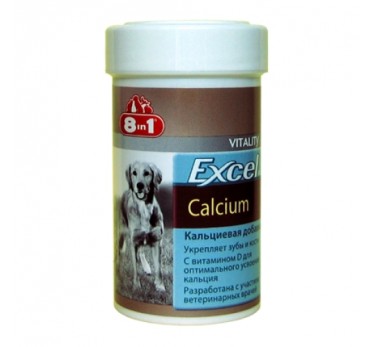 8in1 Excel Кальций для собак 1700 таб.