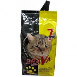 БРАВА наполн 7л д/глад.кошек и котят(желтый)