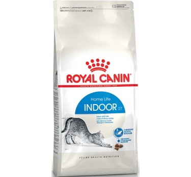 Royal Canin Indoor 27 для кошек живущих в помещении.4кг